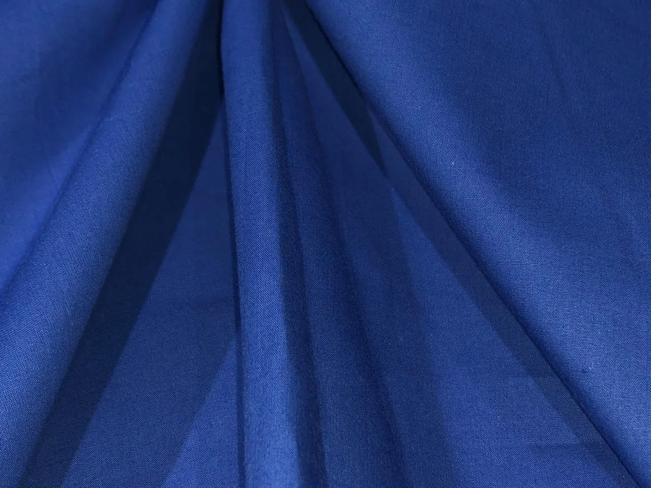 100% Cotton Poplin Fabric Electric Blue 58" wide [15903]