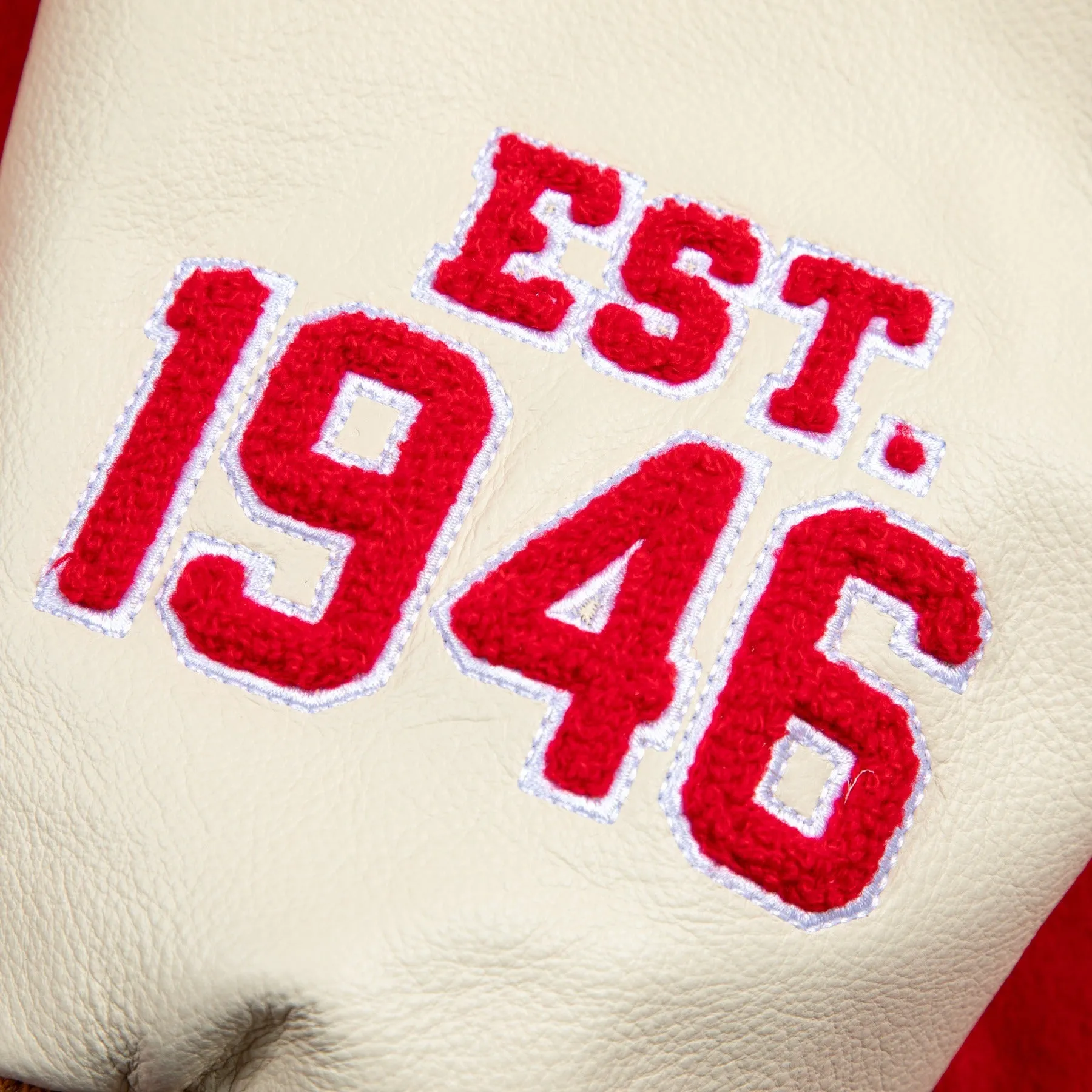 49ERS LETTERMAN JACKET by GOLF WANG