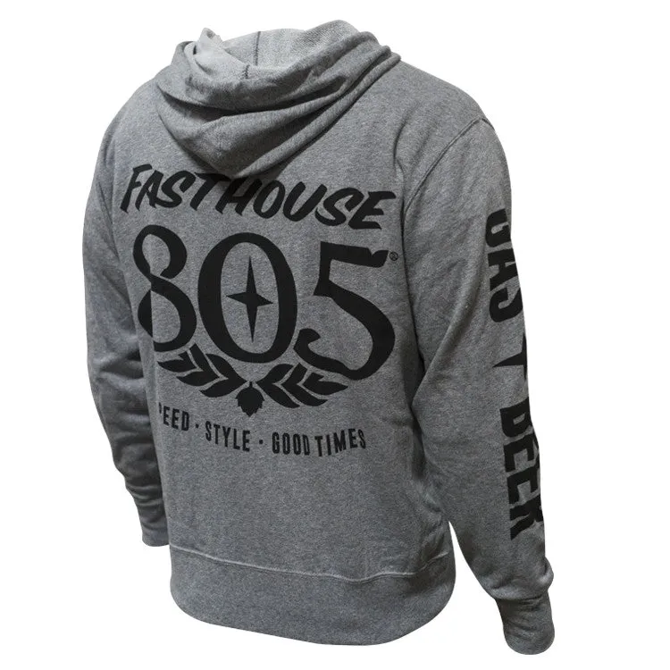 805 Good Times Zip Up Hoodie - Grey