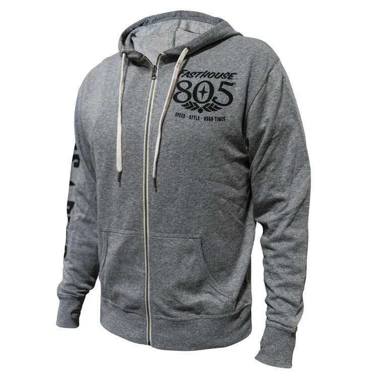 805 Good Times Zip Up Hoodie - Grey