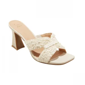 A New Day Womens Tia Mule Heels 89530399 Cream Off White 9M