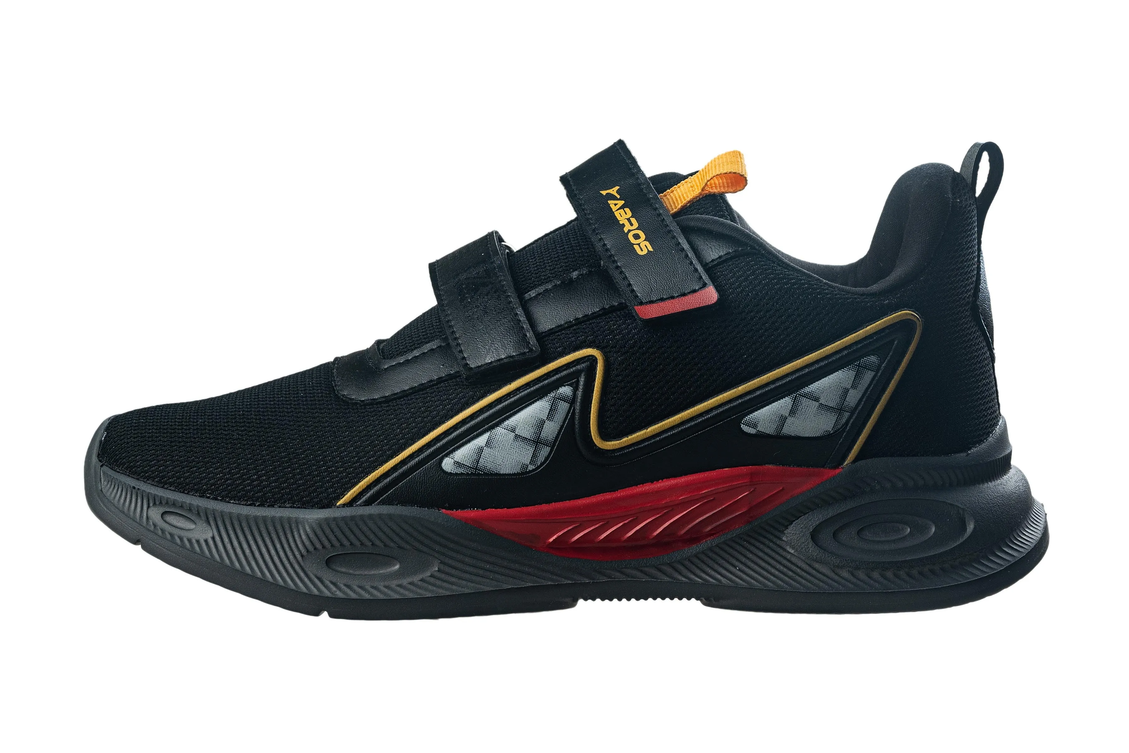Abros Boys Black / Red Sports Shoe
