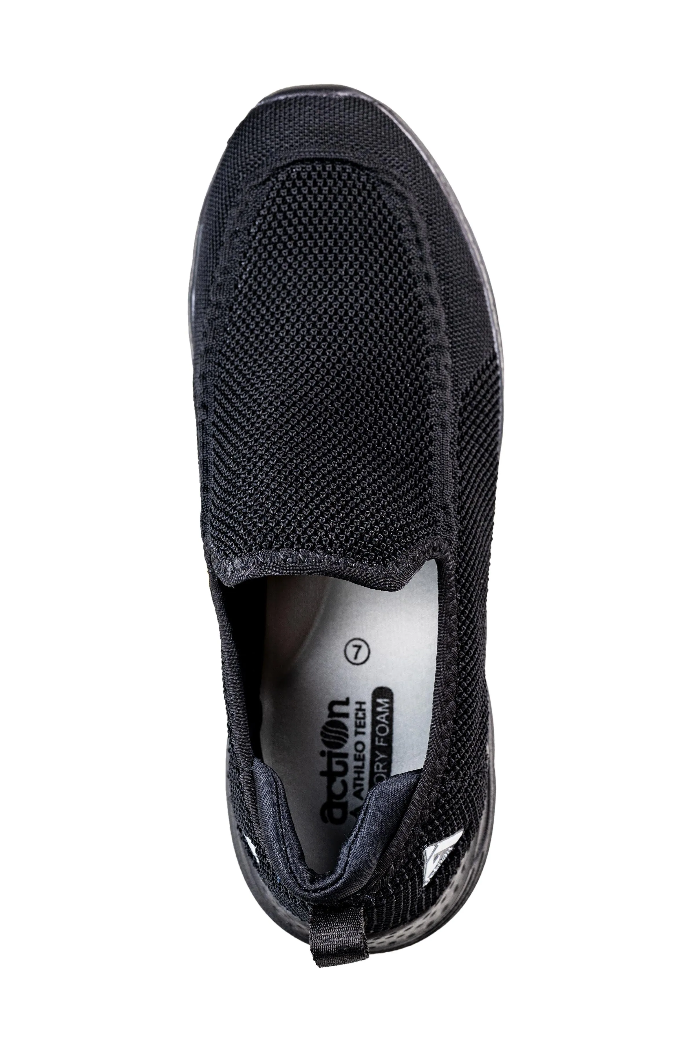 Action Gents Black Sports Shoe
