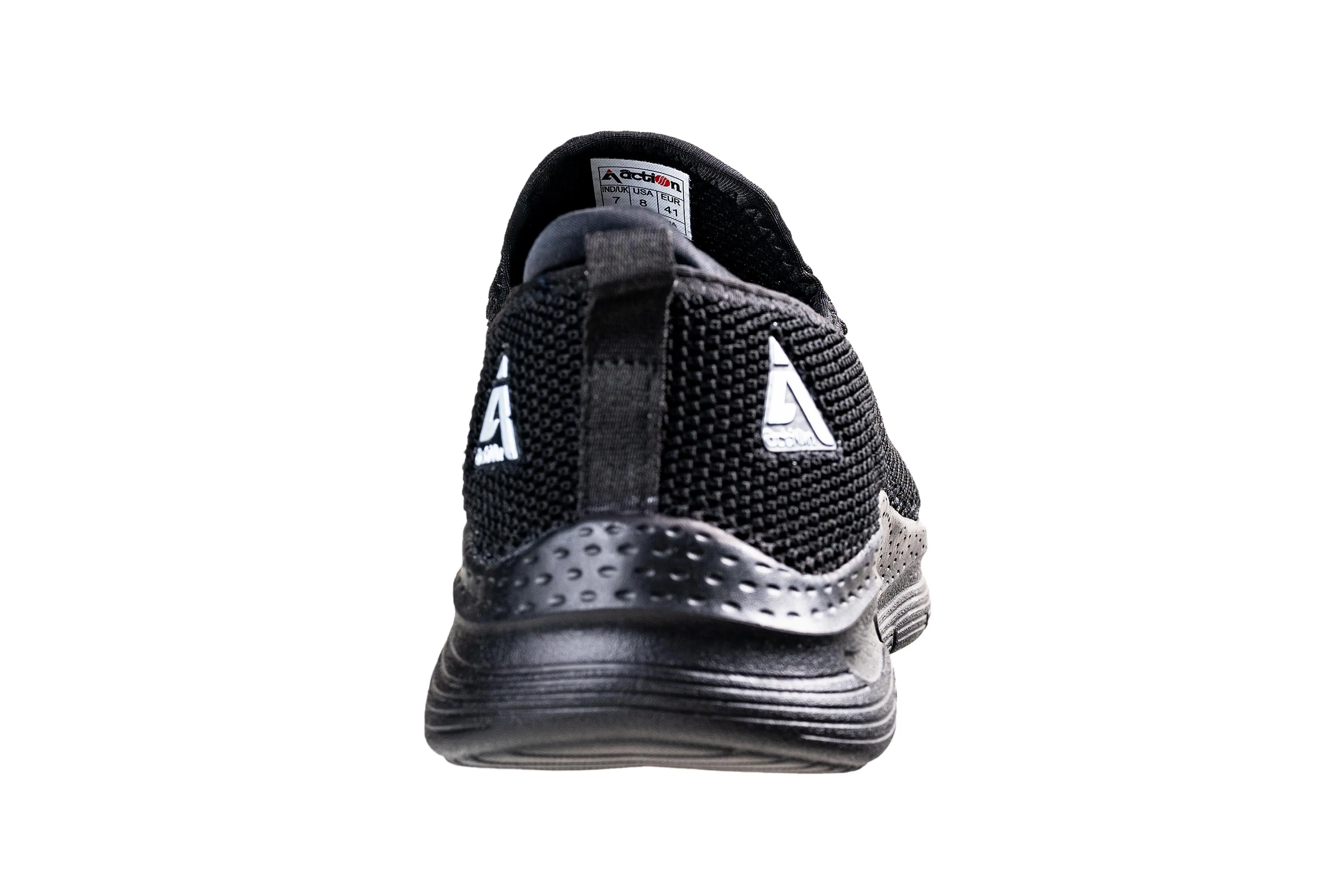 Action Gents Black Sports Shoe