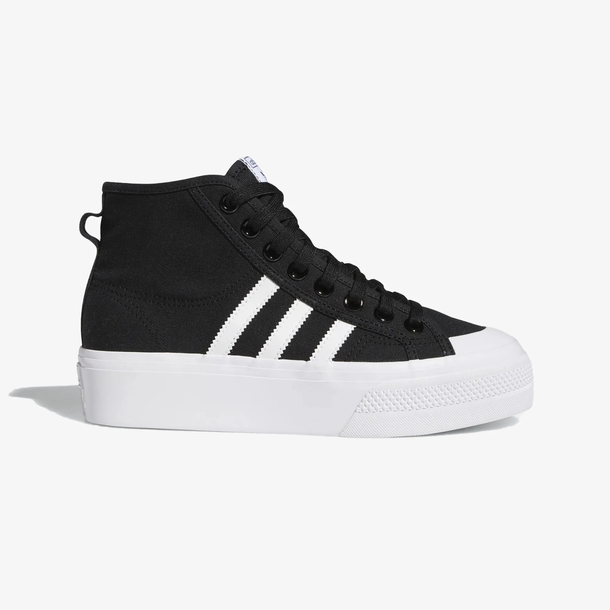 Adidas Originals | NIZZA PLATFORM MID  { BLACK