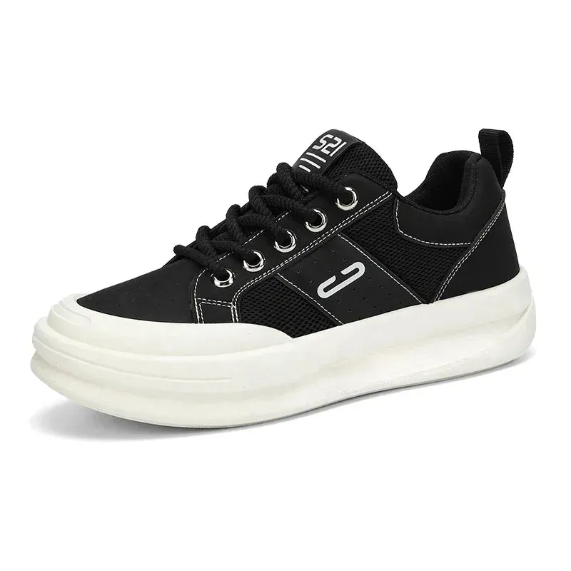 ADVBRIDGE  -  Design Men Chunky Sneakers Fashion Casual Increased Internal Cover Bottom Platform Shoes New High Quality Thick-soled Walking