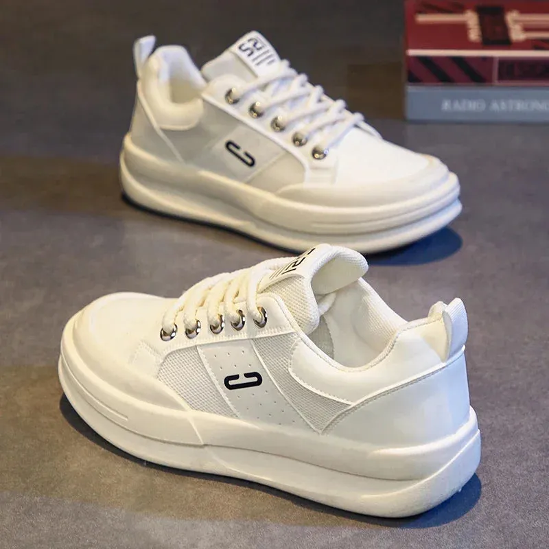 ADVBRIDGE  -  Design Men Chunky Sneakers Fashion Casual Increased Internal Cover Bottom Platform Shoes New High Quality Thick-soled Walking