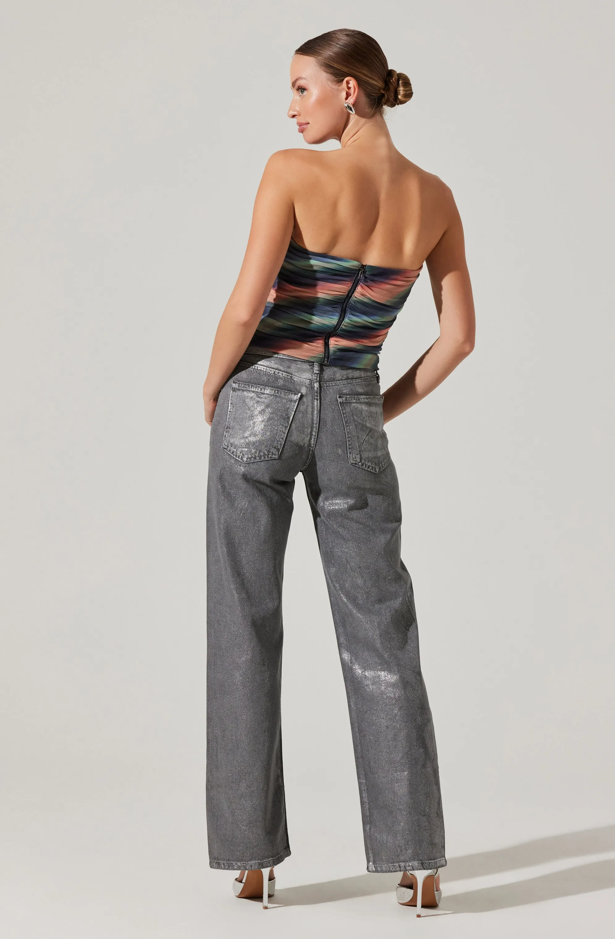 Akila Mesh Tube Top