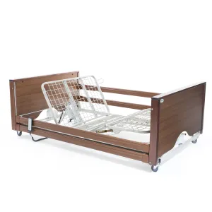 Alerta Lomond Bariatric Profiling Care Bed - Walnut