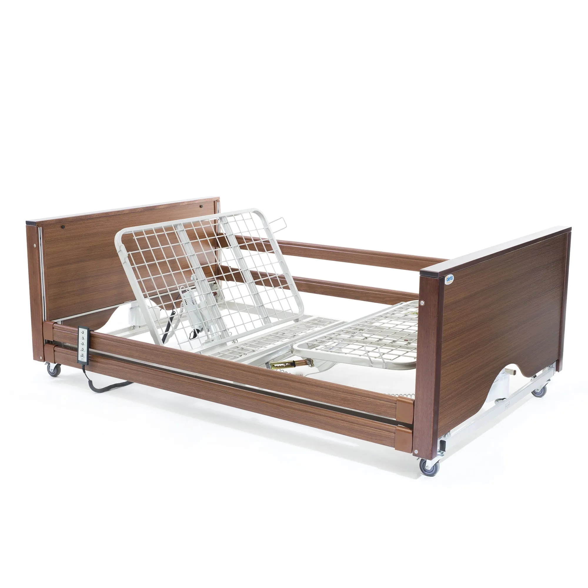 Alerta Lomond Bariatric Profiling Care Bed - Walnut