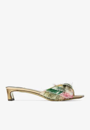 Annika 35 Floral Mules