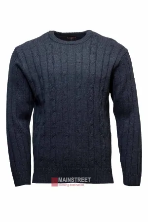 Ansett Pure Wool Cable Crew