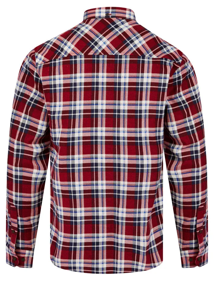 Apak Checked Cotton Flannel Shirt Red