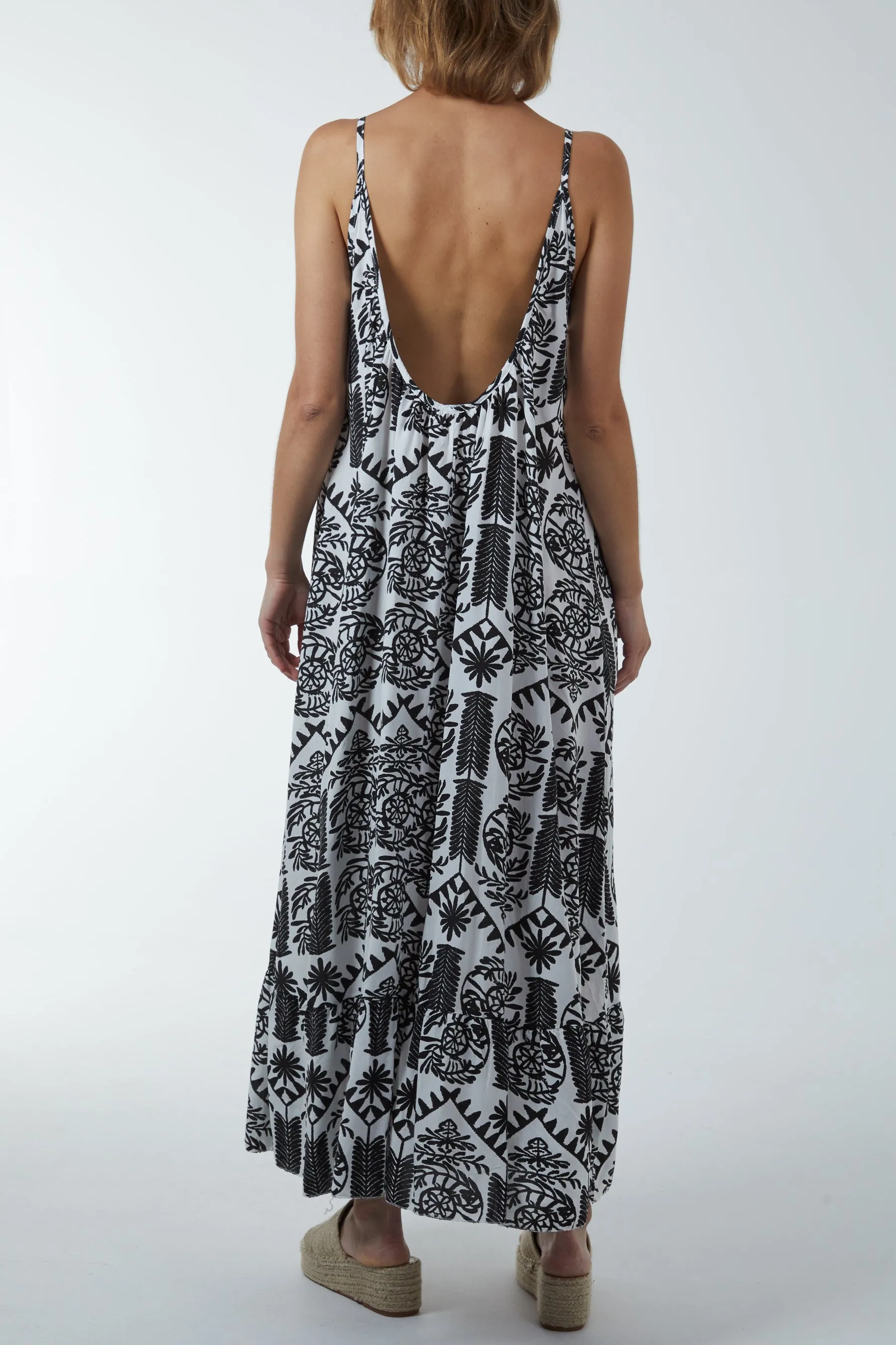 Baroque Cami Maxi Dress