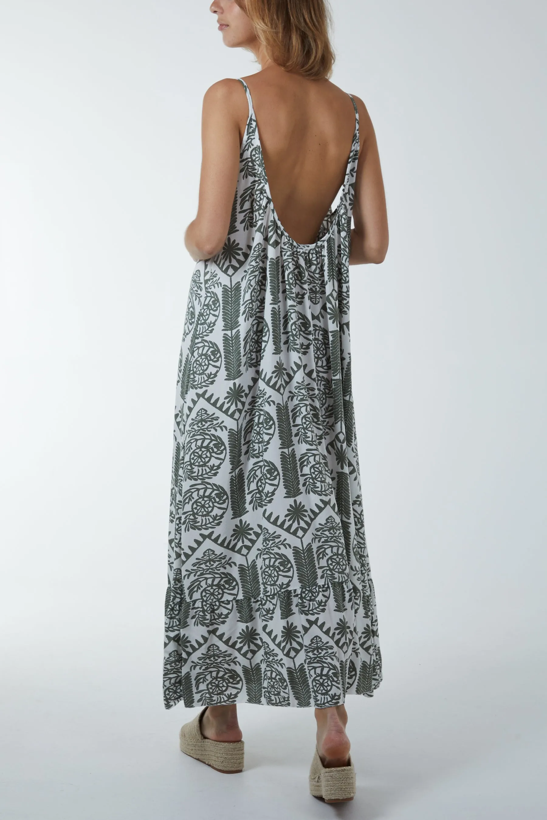 Baroque Cami Maxi Dress