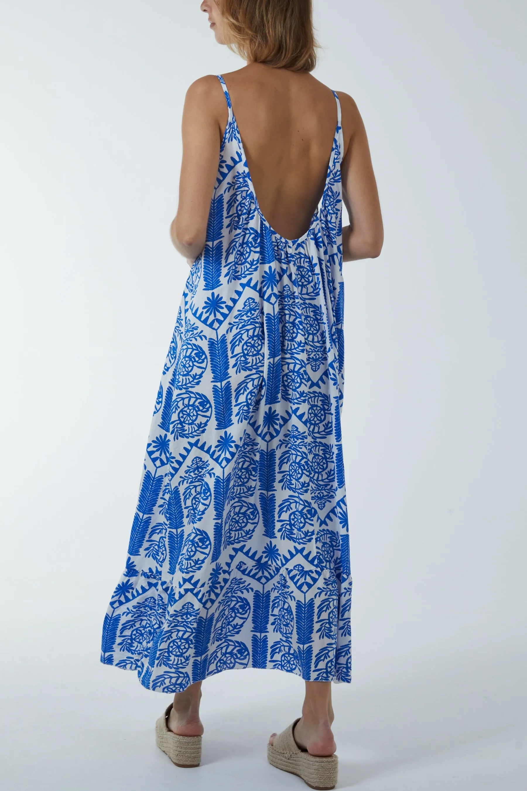 Baroque Cami Maxi Dress