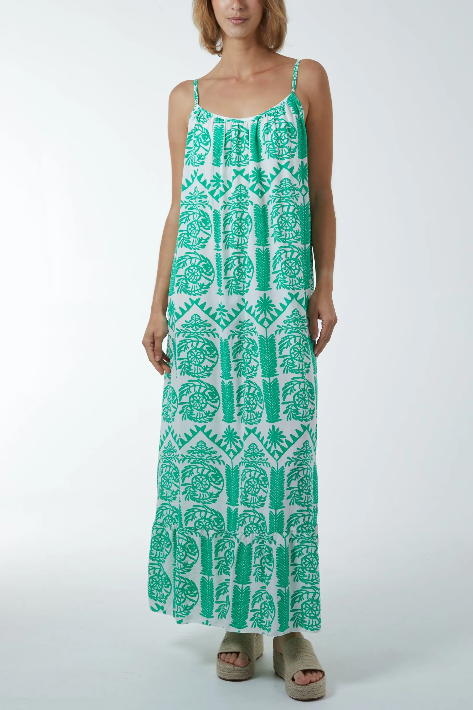 Baroque Cami Maxi Dress