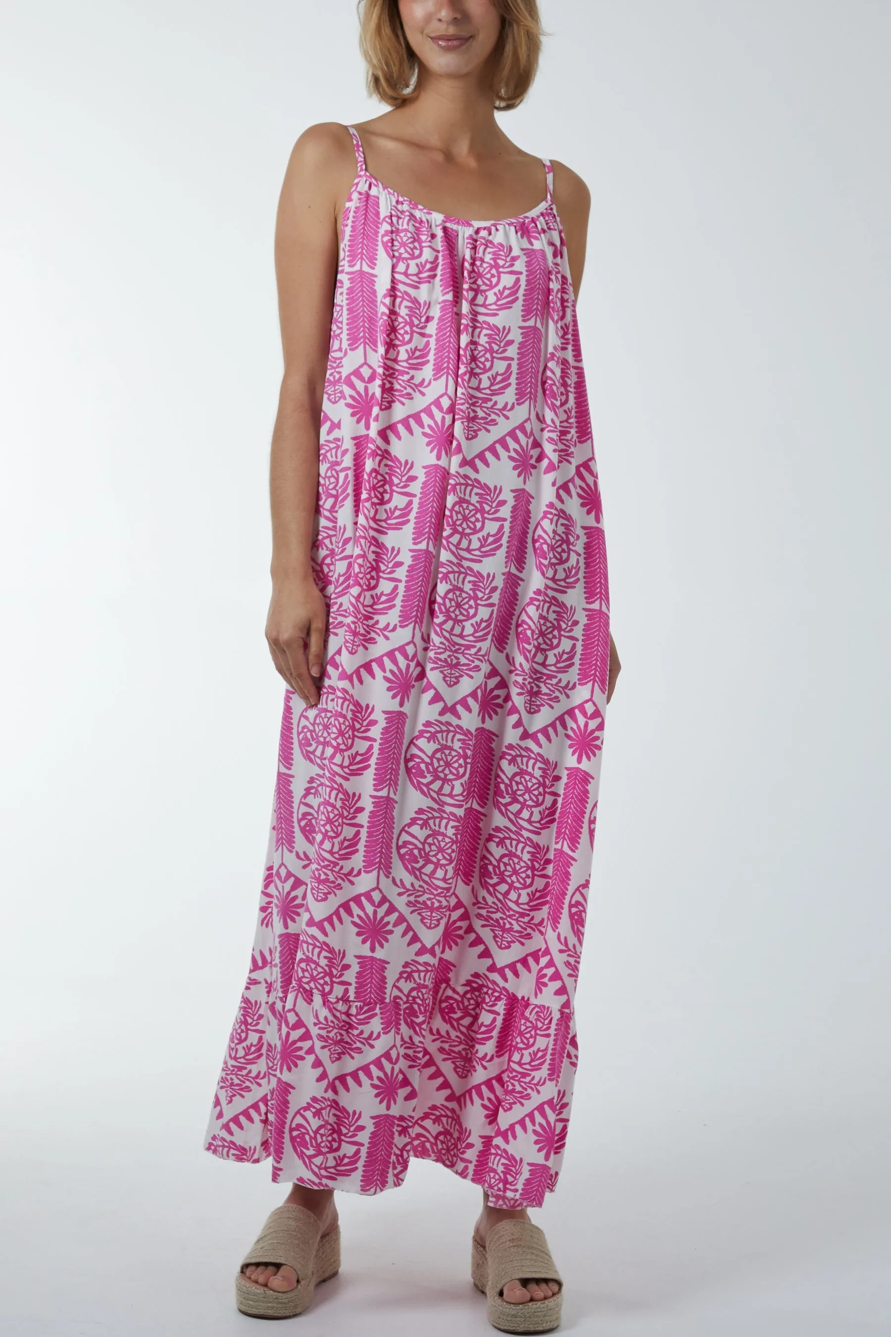 Baroque Cami Maxi Dress