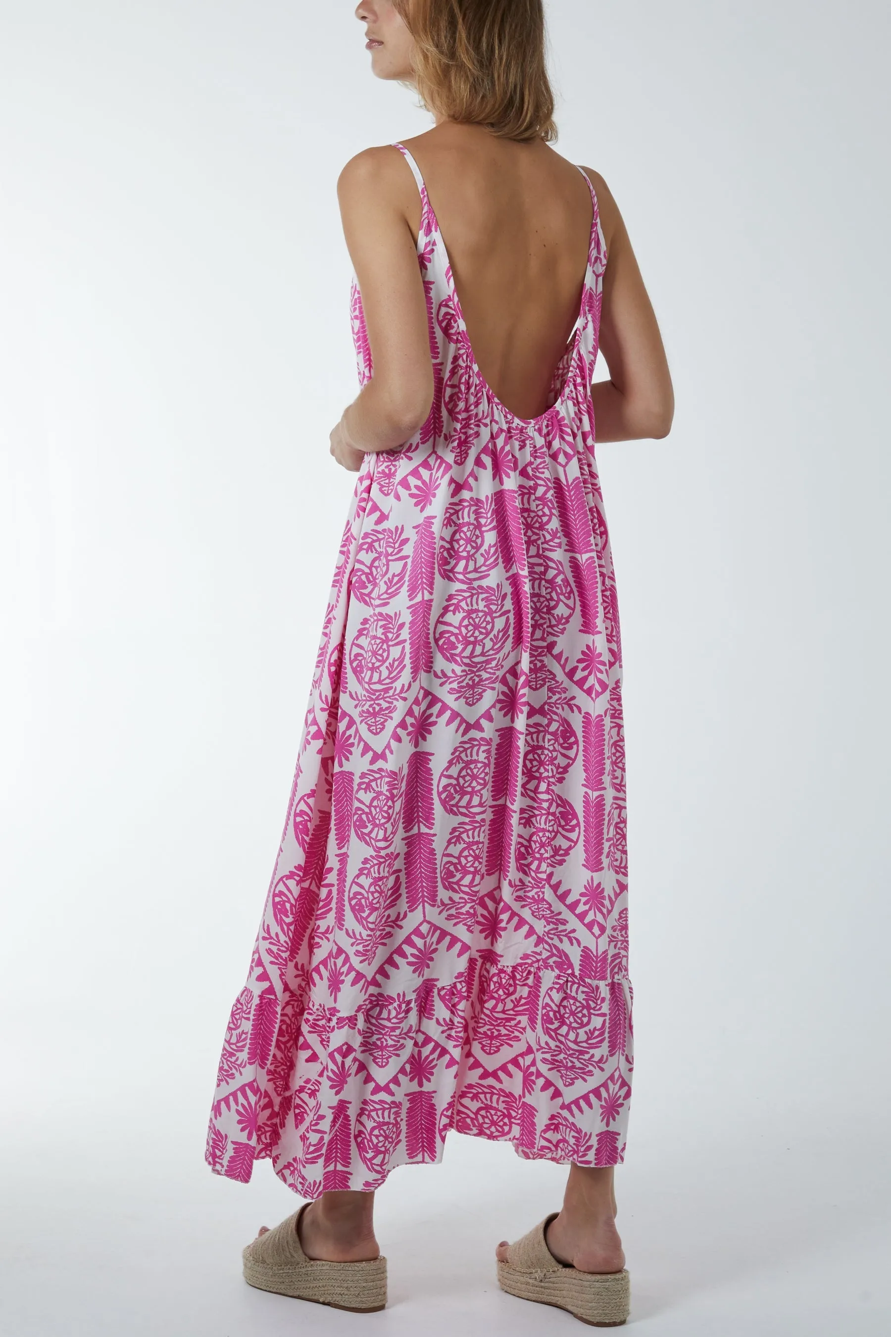 Baroque Cami Maxi Dress