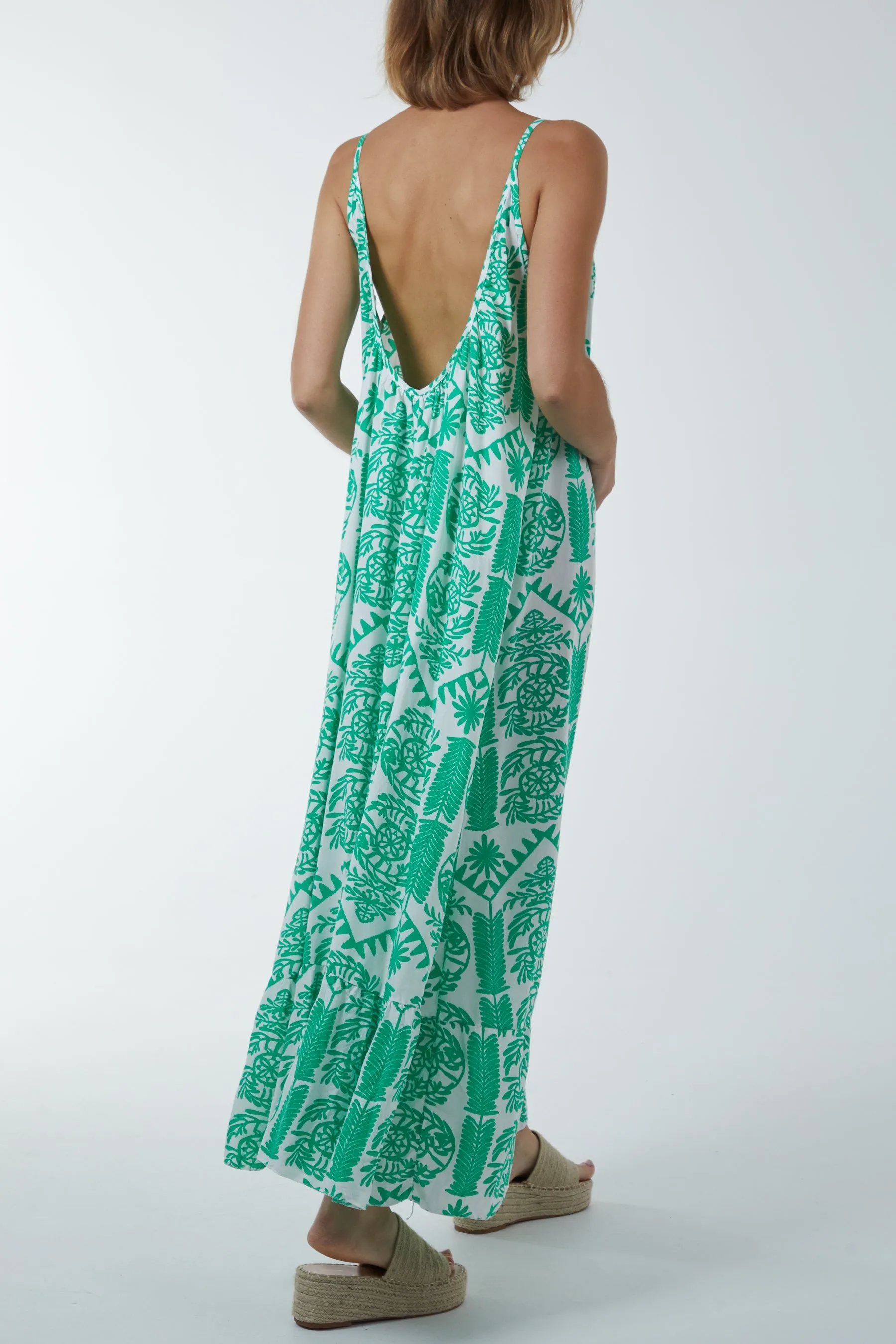 Baroque Cami Maxi Dress