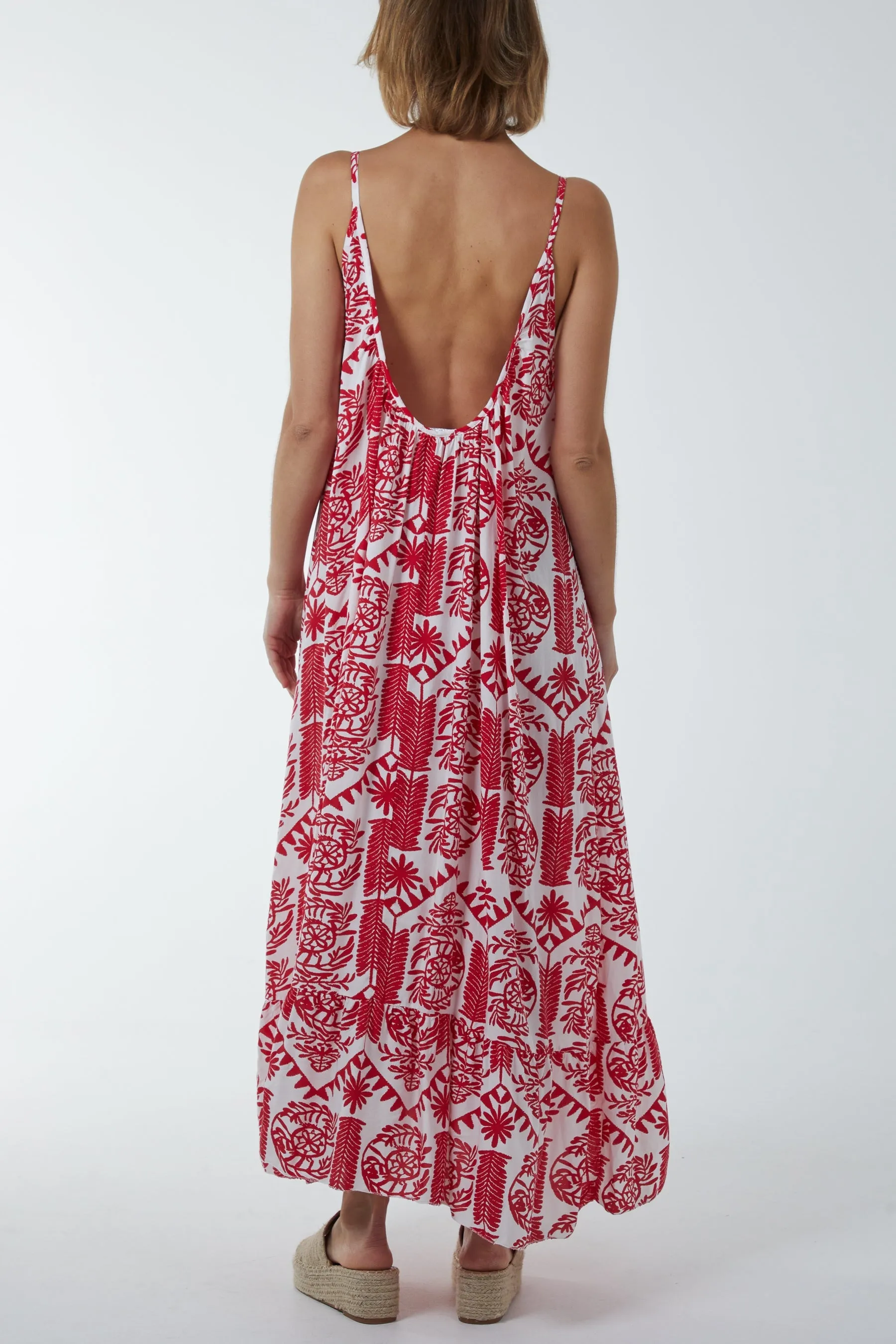 Baroque Cami Maxi Dress