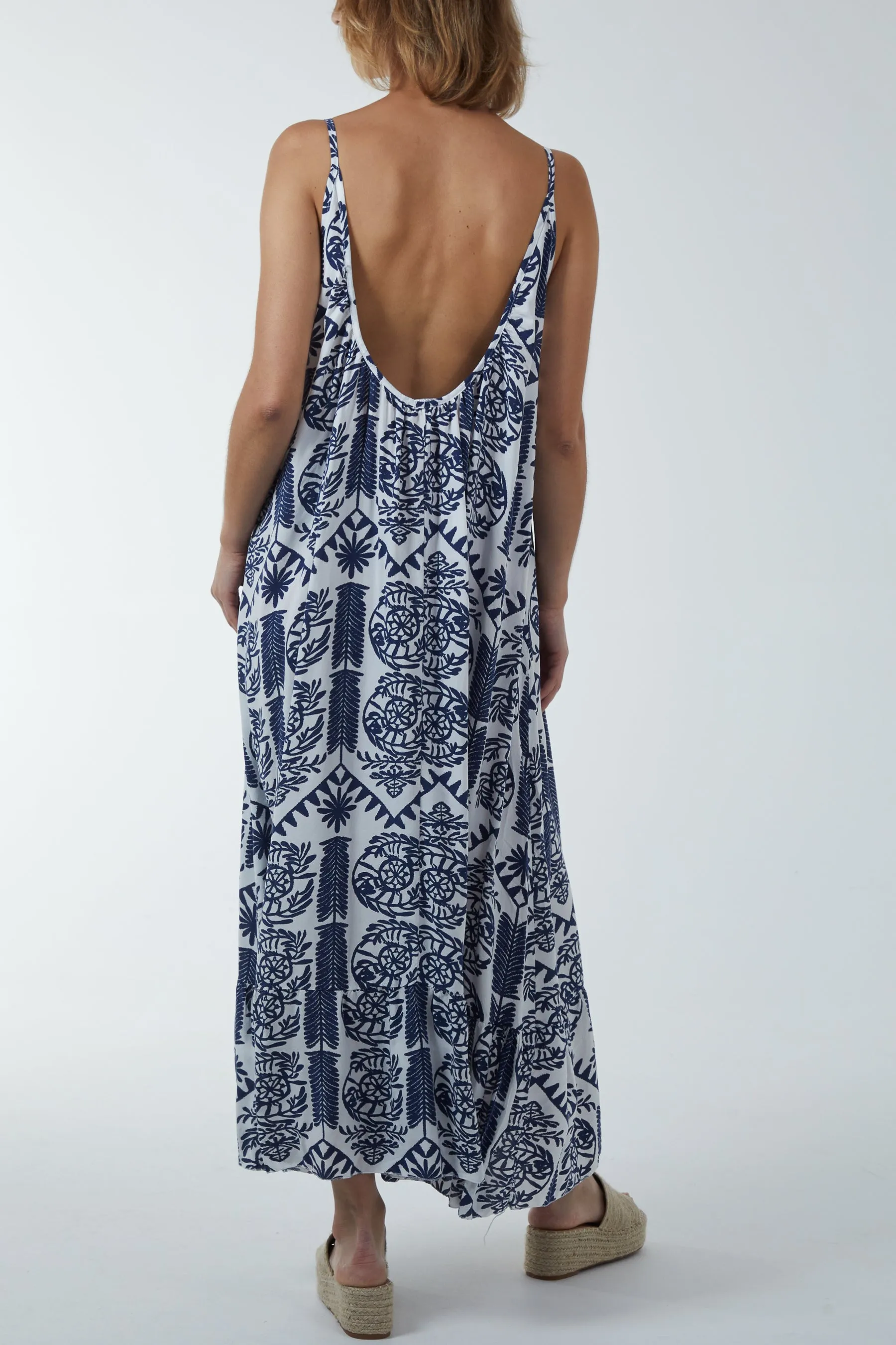 Baroque Cami Maxi Dress