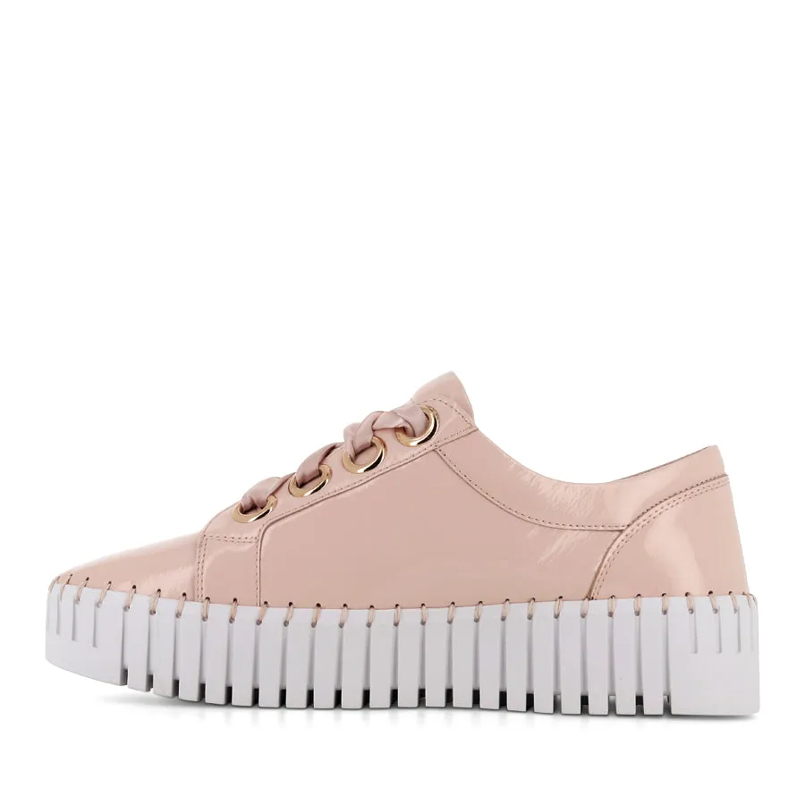 BASSEL - PALE PINK PATENT LEATHER