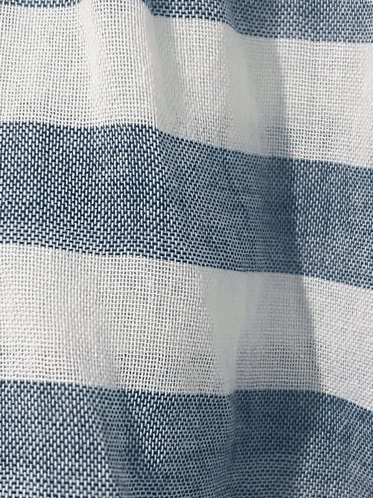BeachLunchLounge Lexi Cold Shoulder Top Sz XS Lightweight Striped Blouse