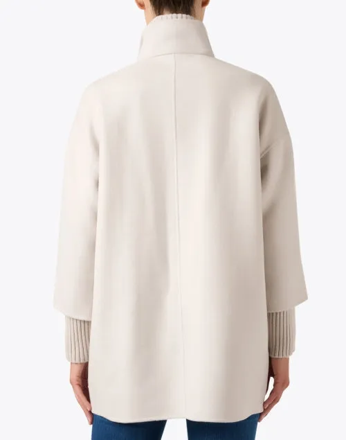 Beige Wool Cashmere Coat