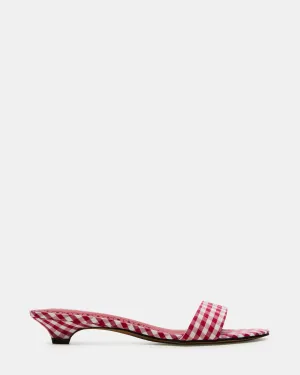 BERRY RED GINGHAM