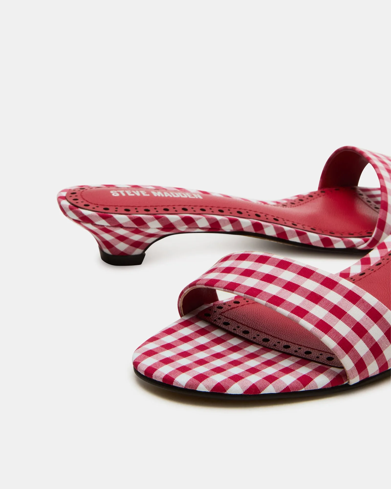 BERRY RED GINGHAM