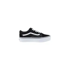 Black and White Platform Vans Sneaker