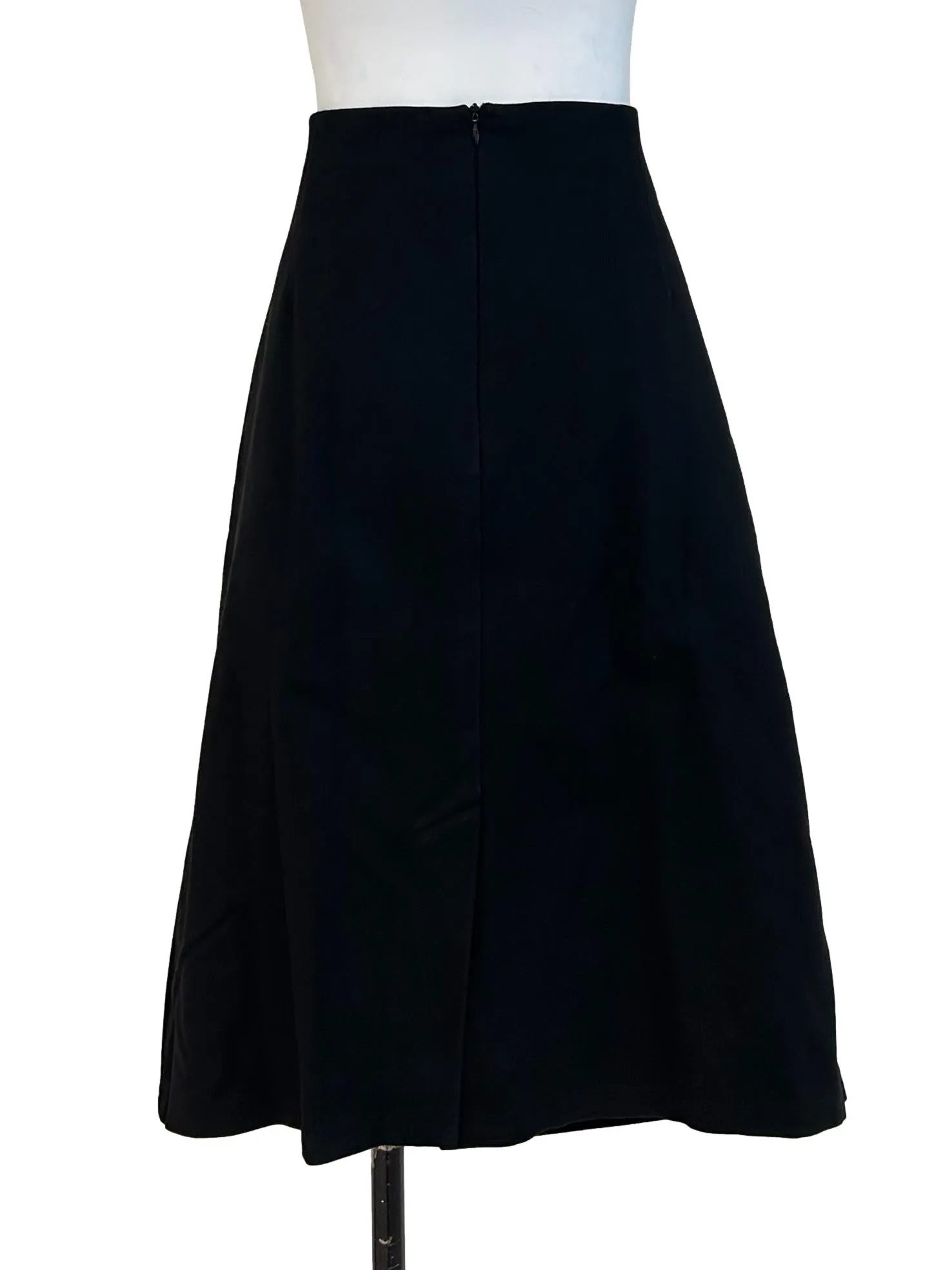 Black Buttoned Skirts