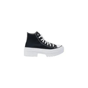 Black High Top Platform Sneaker