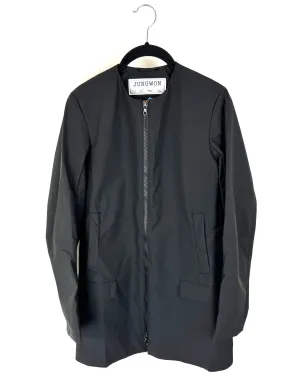 Black Straight Fit Raincoat - Size 0-6