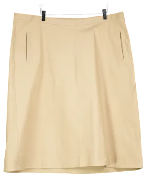 Boden Beige Chino Skirt UK 22