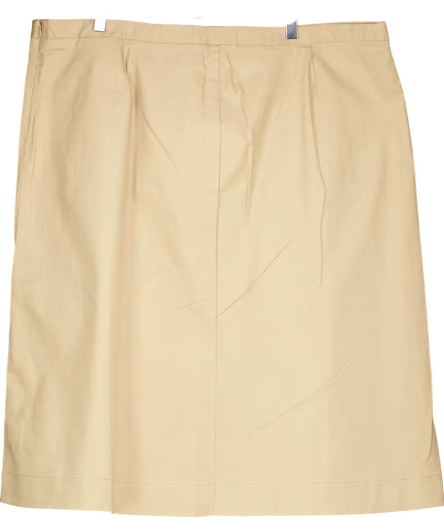 Boden Beige Chino Skirt UK 22