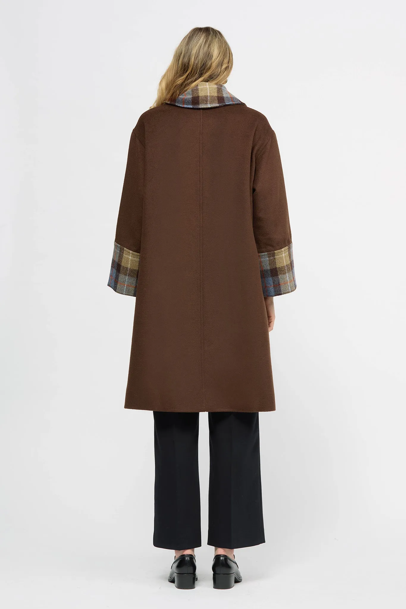 Bottlebrush Coat Dark Brown