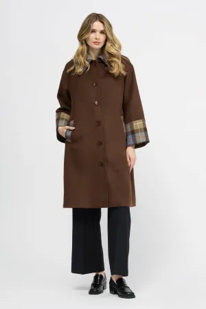 Bottlebrush Coat Dark Brown