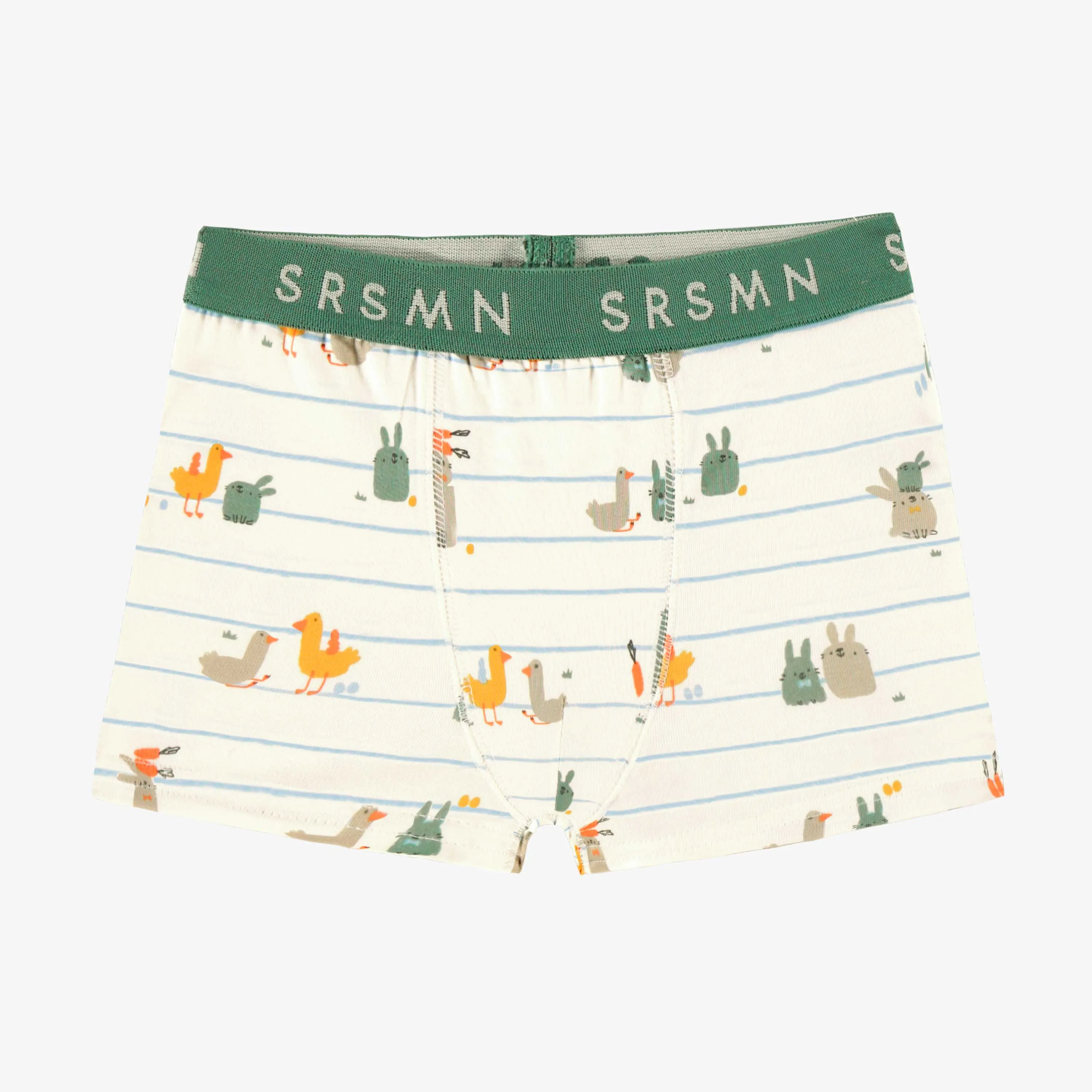 Boxer crème à motifs de Pâques, enfant || Cream boxer with Easter all over print, child