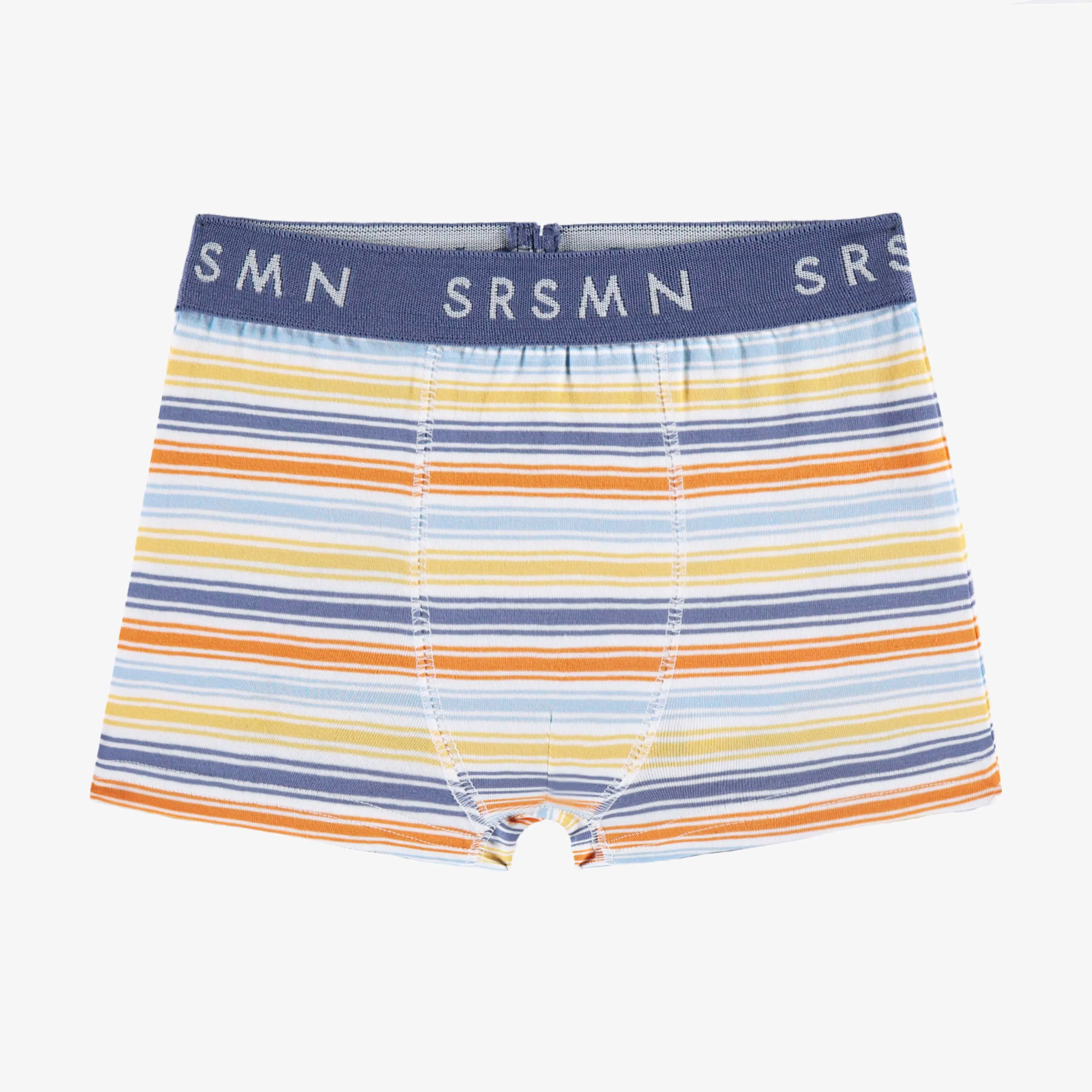 Boxer crème à rayures, enfant || Cream boxer shorts with stripes, child