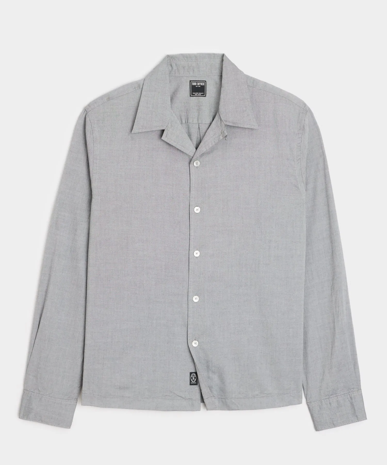 Boxy Fit Micro Oxford Shirt