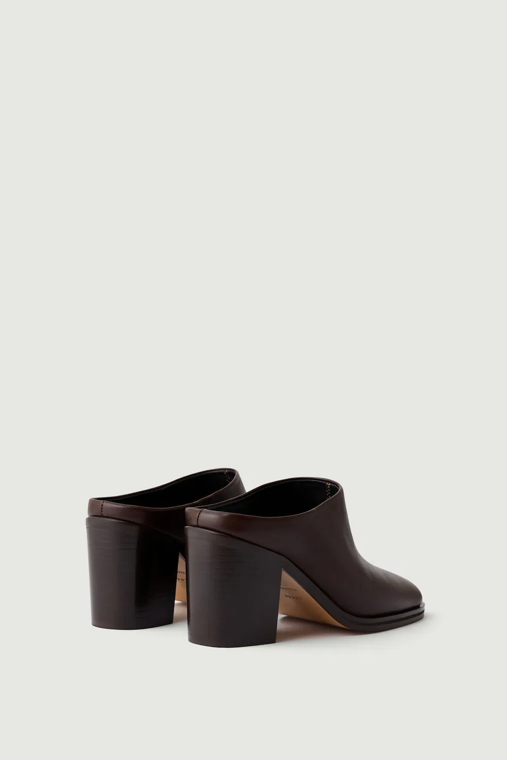 BROWN DOWN MULES