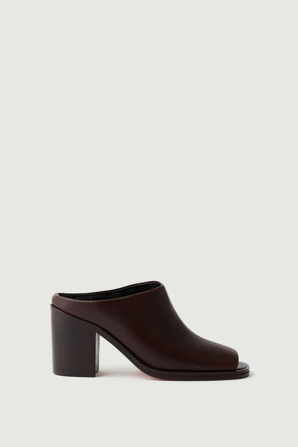 BROWN DOWN MULES