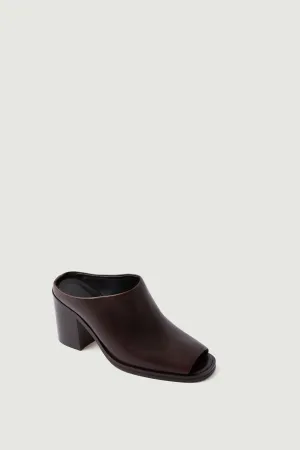 BROWN DOWN MULES