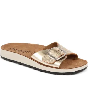 Buckle-Detailed Slip-On Sandals - FLY37049 / 323 228