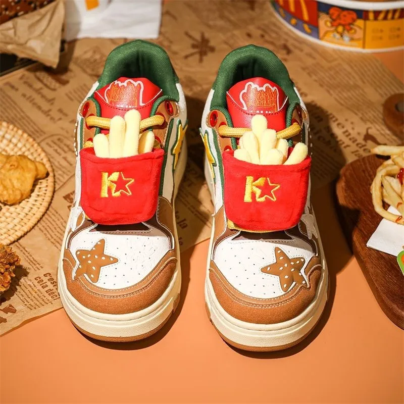 BurgFries Casual Platform Sneakers