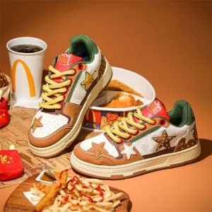 BurgFries Casual Platform Sneakers