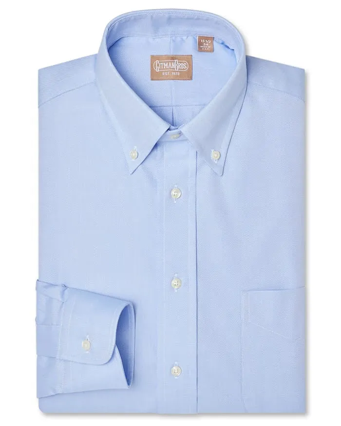 Button Down Royal Oxford Blue