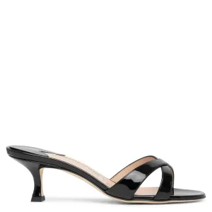 Callamu 50 patent black mules